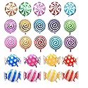 21 pcs 18" Sweet Candy Balloons, Round Lollipop Balloon Birthday Wedding Party Balloons