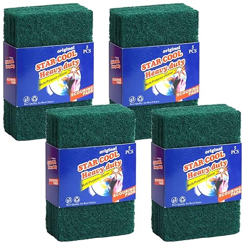 Heavy Duty Scrub Sponge, Scratch Free Home Kitchen Dual-Sided Dishwashing Sponge, Sponge scouring pad,for Kitchen, Sink, Dish, Bathtub, Wall 20PCS