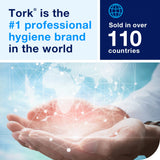 Tork Paper Wiper Centerfeed White W1/W2, Multipurpose, 2 x 800 Sheets,130211B