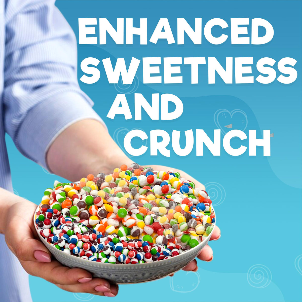 Freeze Dried Candy Variety Pack, Fruit Crunch, 4 oz (4 Pack), Original, Wildberry, Sour, Tropical, Assorted Combo, Gift Bag