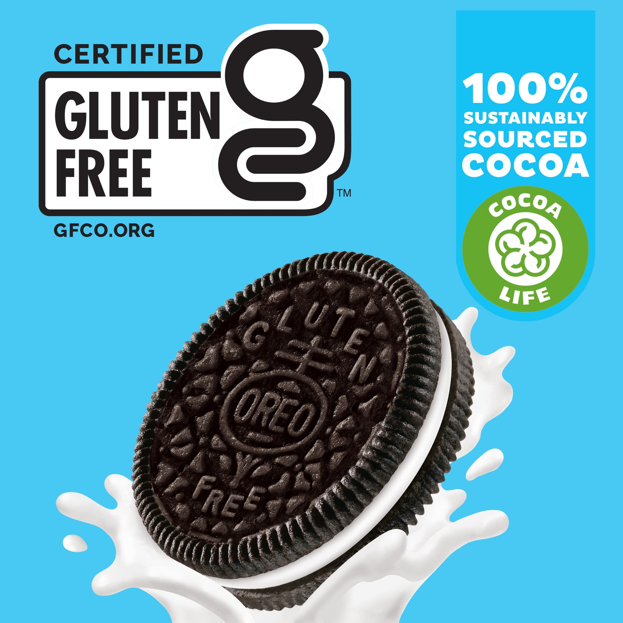 OREO Gluten Free Chocolate Sandwich Cookies, Gluten Free Cookies, 13.29 oz