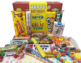 RETRO CANDY YUM ~ 81st Birthday Nostalgic Candy Gift Basket Box Assortment from Childhood Memories for Woman or Man Born 1945 jr