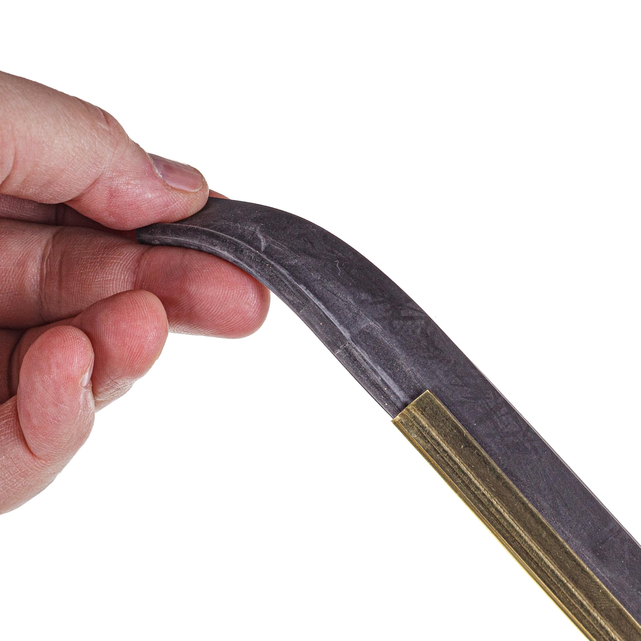 UNGER Replacement Squeegee Blades, 16 Inches, Black Rubber, Soft, 12 Pack