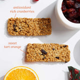 Monsoon Harvest Crunchy Millet Granola Bars - Cranberry Orange - Pack Of 6 Healthy Breakfast Bars (40 Grams Each)