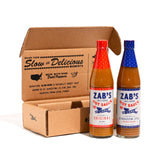Zab's Hot Sauce Variety Pack, Original and St. Augustine Style (6oz Each, 2 Pack), Naturally Sweet Heat & Signature Slow Burn from Datil Peppers