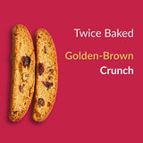 DeLallo Cranberry Walnut Biscotti, (4 Pack) Authentic Italian Recipe, Small Batch Twice Baked Cookies, Non-GMO, Kosher Italian Biscuits, Made with All