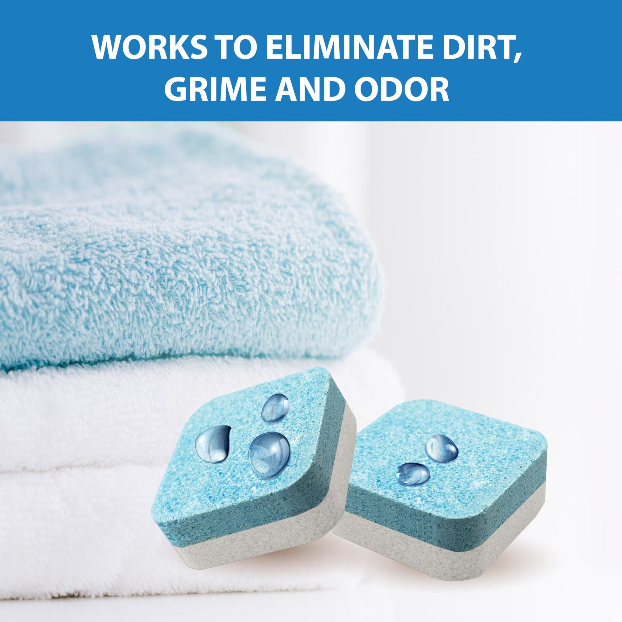 SANI 360° Washing Machine Cleaning tablets, 12 pack is Formulated with Enzyme, Deep Cleans and Deodorizes Front and Top Loading Washers use up