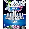 Glade PlugIns Clean Linen Scented Oil - 9 Refills + 1 Warmer
