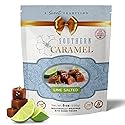 Southern Caramel Lime Salted Caramels, Soft Buttery Gourmet Caramel Candy Finished with House-Made Lime Salt, Handcrafted, Small Batch, Gluten Free