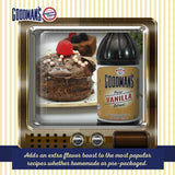 Goodman's Pure Vanilla Extract - Gluten-Free, Non-GMO, Kosher, Low Carb & Low Calorie - Madagascar Bourbon Vanilla Extract Ideal for Baking, Cooking