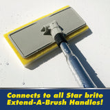 STAR BRITE Ultimate Magic Sponge + Scrub XTEND - Dual Articulating Flex Head, Ideal for Pool, Spa, RV, Boat, and Home, Connects to Extend-A-Brush