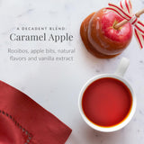 The Republic of Tea - Caramel Apple Red Tea, 36 Tea Bags, Dessert Herbal Blend, Caffeine Free, Gluten Free