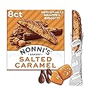 Nonni's Salted Caramel Biscotti, Individually Wrapped Italian Cookie Snacks, 8 Servings (Pack of 1)