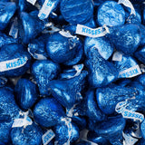 Dark Blue Hersheys Milk Chocolate Kisses & Celebrate Kiss Stickers - 375 Count