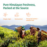 NEPAL TEA Organic Chai Tea Loose Leaf - Certified Organic Black Tea with Ginger, Cinnamon & Cardamom - Single Origin from a Family Farm in the