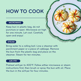 Laoban Dumplings?Sesame Chicken Bao Buns?Made with Free-Range Chicken, Shiitake Mushrooms, and Sesame?Frozen Meals Made from Scratch | No Artificial