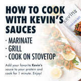 Kevin's Natural Foods Lemon Herb Sauce - Paleo Simmer Stir-Fry Sauce, Gluten Free, No Preservatives, Non-GMO - 3 Pack