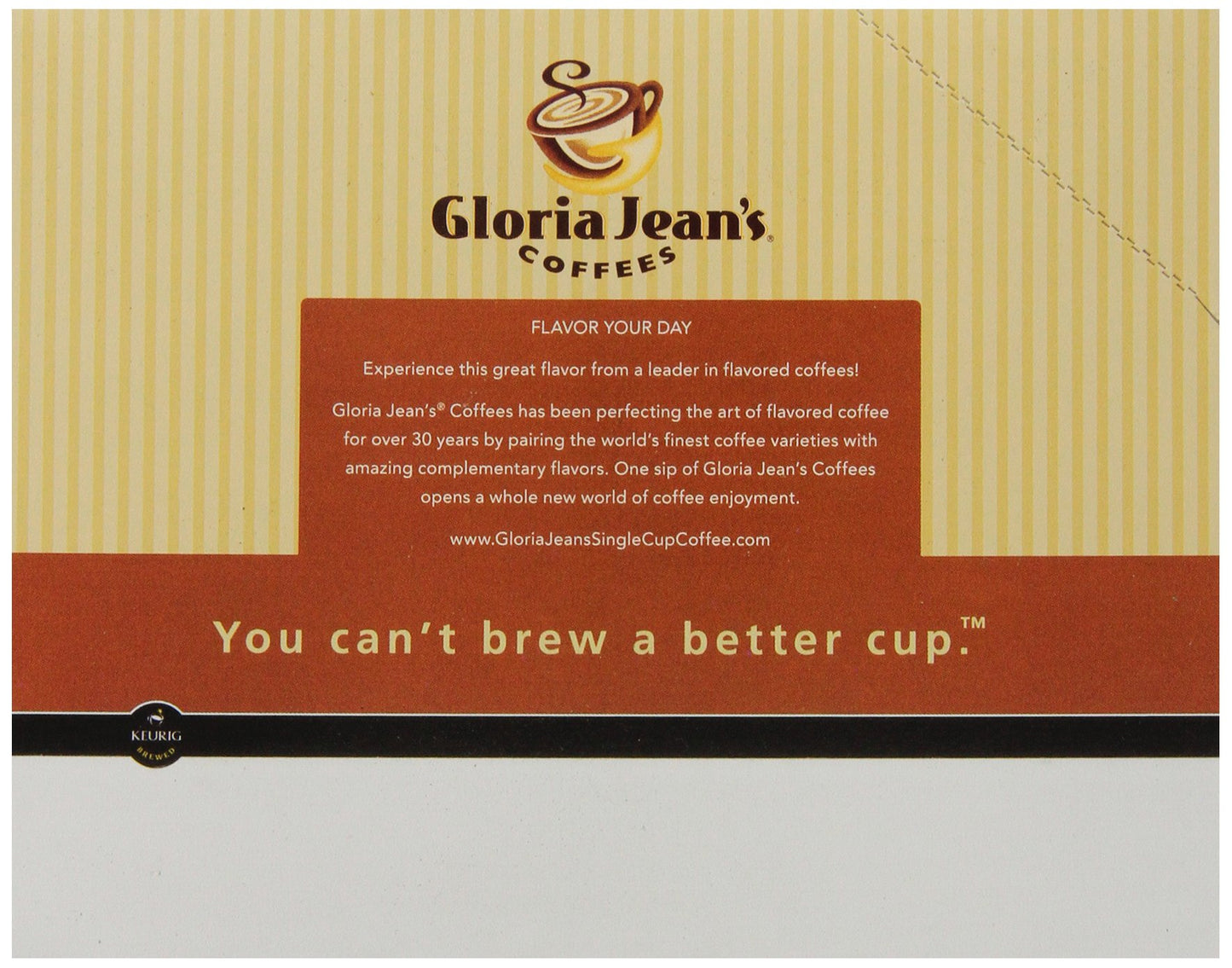 Gloria Jean's Coffees, French Vanilla Supreme K-Cup Portion Pack for Keurig Brewers 24-Count