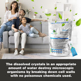 The Tile Doctor Sani Powder Granulated Hypochlorous Acid - Professional Grade Surface Disinfectant - Natural HOCL Multi Surface Cleaner - For Home