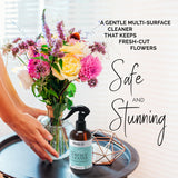 Floralife Surface Cleaner - Gentle Multi-Surface Cleaner Spray for Flower Vases and Tools - 8oz