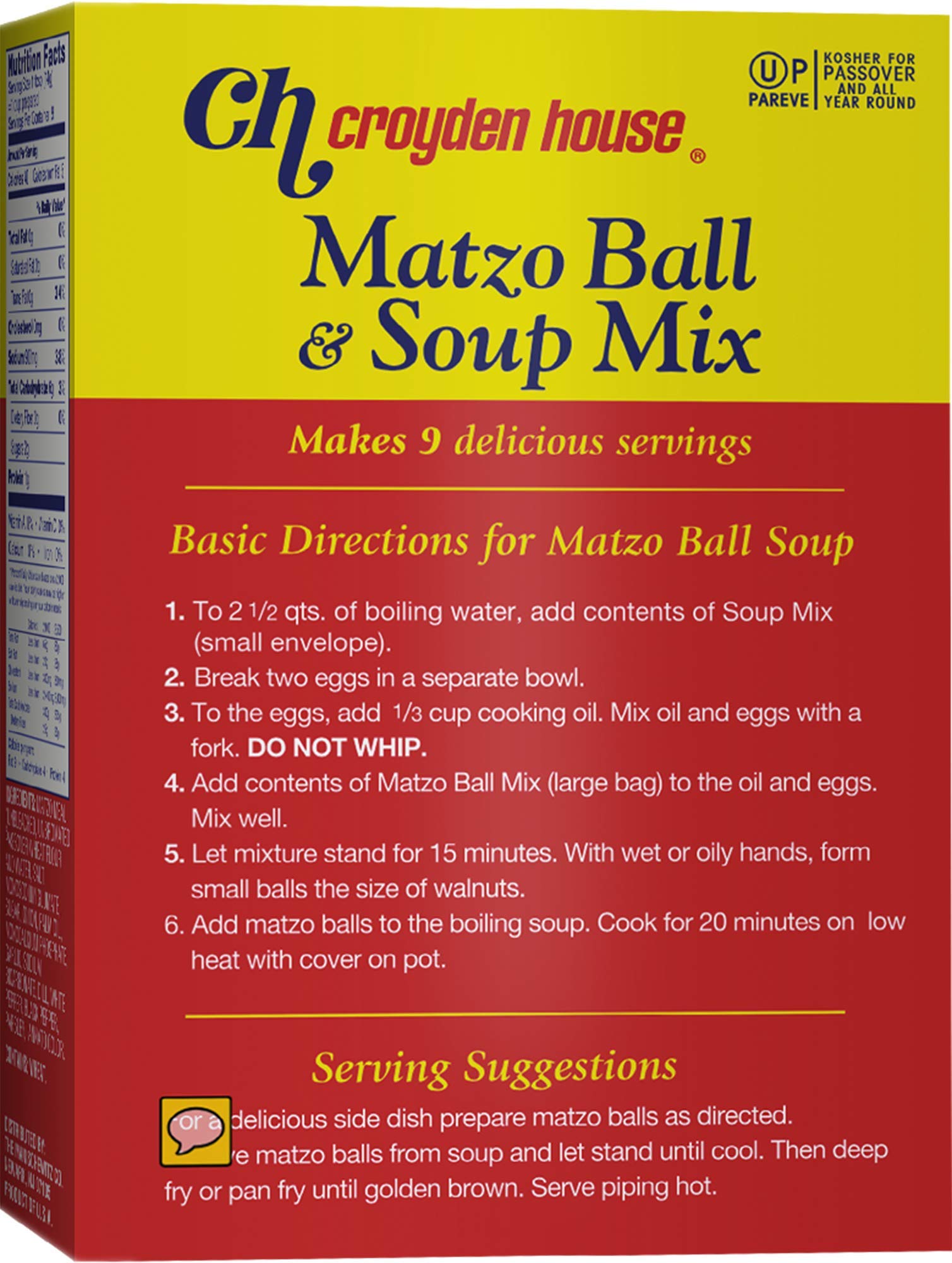 Croyden House Mix Soup Matzo Ball (Pack of 4)