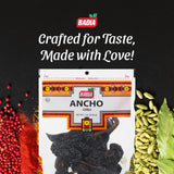 Badia Ancho Chili, 3 oz - Dried Poblano Chile Peppers for Authentic Mexican & Latin Dishes, Mild Hot