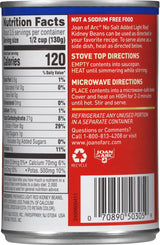 Joan of Arc Beans, Light Red Kidney, No Salt Added, 15.5 Ounce