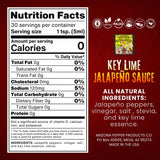 Arizona Gunslinger Key Lime Jalapeño Sauce - Bold and Zesty Key Lime Flavoring with Mild Jalapeño Heat, Perfect Chili Citrus Seasoning and Marinade