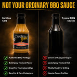 HOUSE Carolina Gold Spicy Hot Sauce, 18 OZ