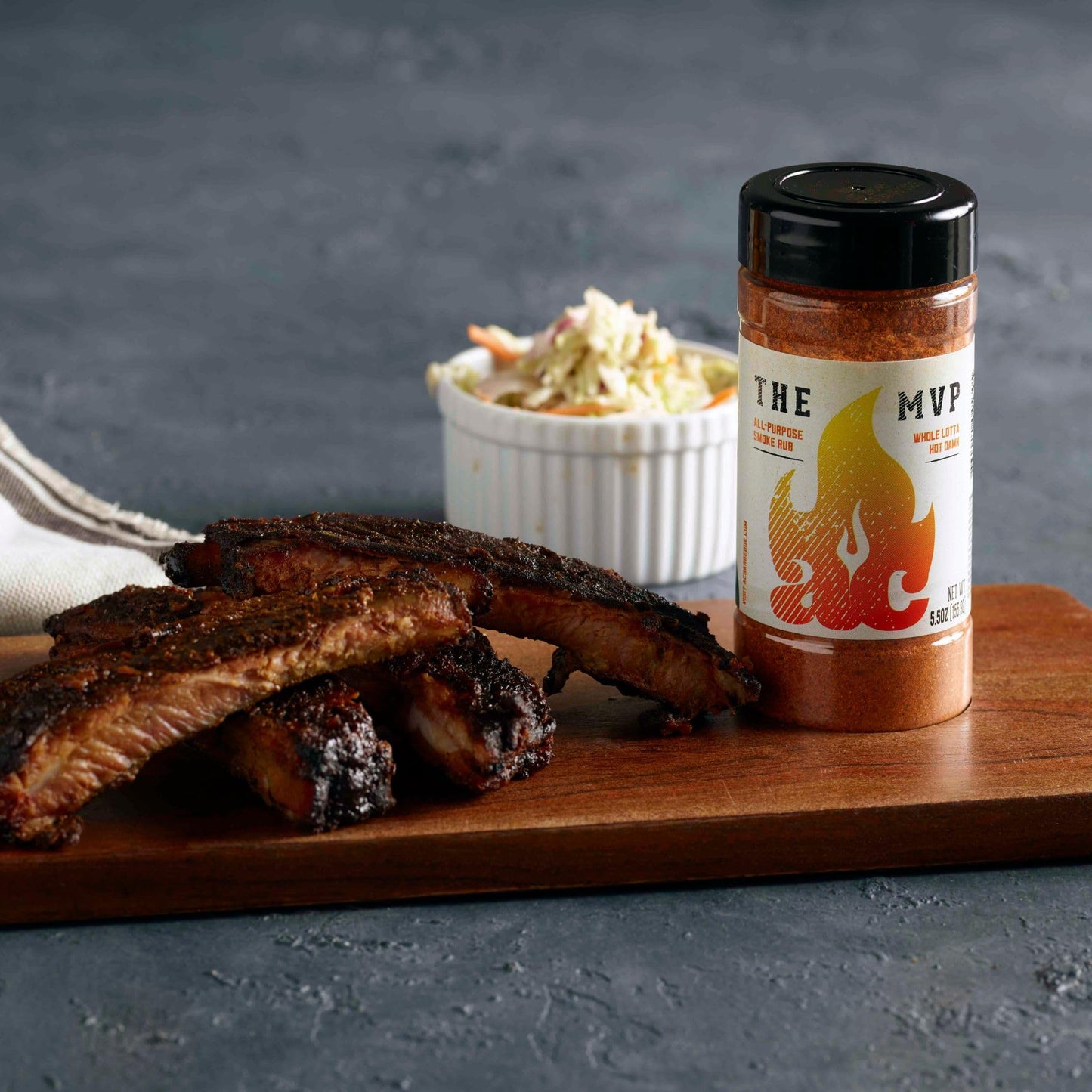 AC BARBEQUE TRIO SEASONING SET - The MVP, Midnight Smoke, Lemon Stepper BBQ Rubs Variety Spice Pack for Steaks, Chicken, Pork, Veggies, Wings