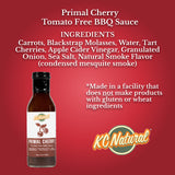 KC Natural - Paleo AIP Barbecue Sauce, Primal Cherry, 14 oz (1 pack)