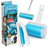 Schticky Lint Roller Set - Reusable & Washable Lint Roller Cleaner for Clothes Sofa Furniture Car Cat Dog Hair - Clean in a Quicky with Schticky (3