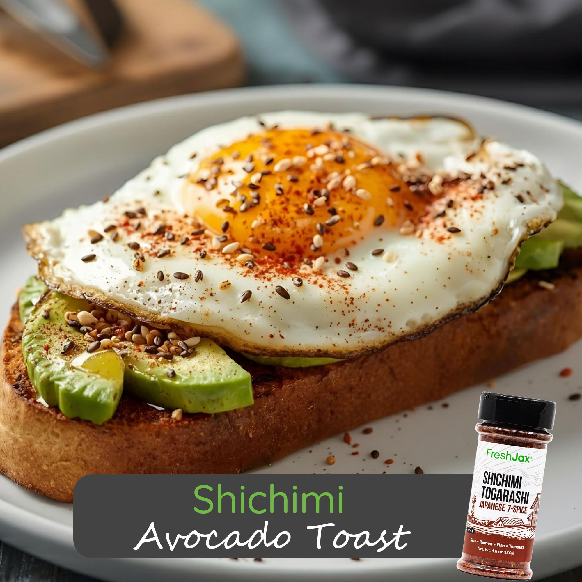 Shichimi Togarashi Japanese Fried Rice Seasoning, FreshJax Noodle Spice Mix