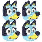 Bluey Candy Jumbo Marshmallows, Sugar Coated Treats, Individually Wrapped Pieces, 4 Count Box