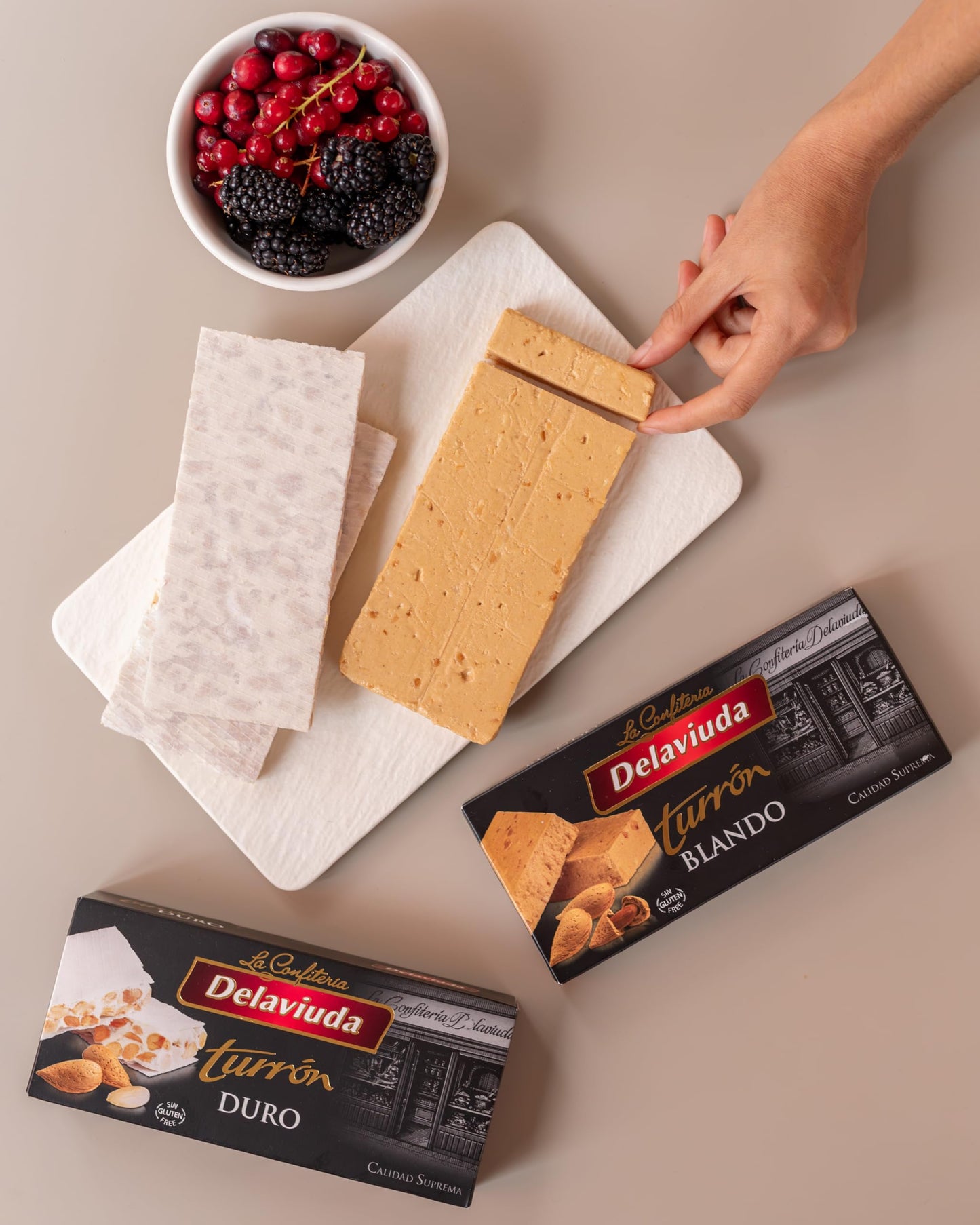 Delaviuda La Confiteria Turron Duro, Crunchy Almond Turron (Pack of 1)