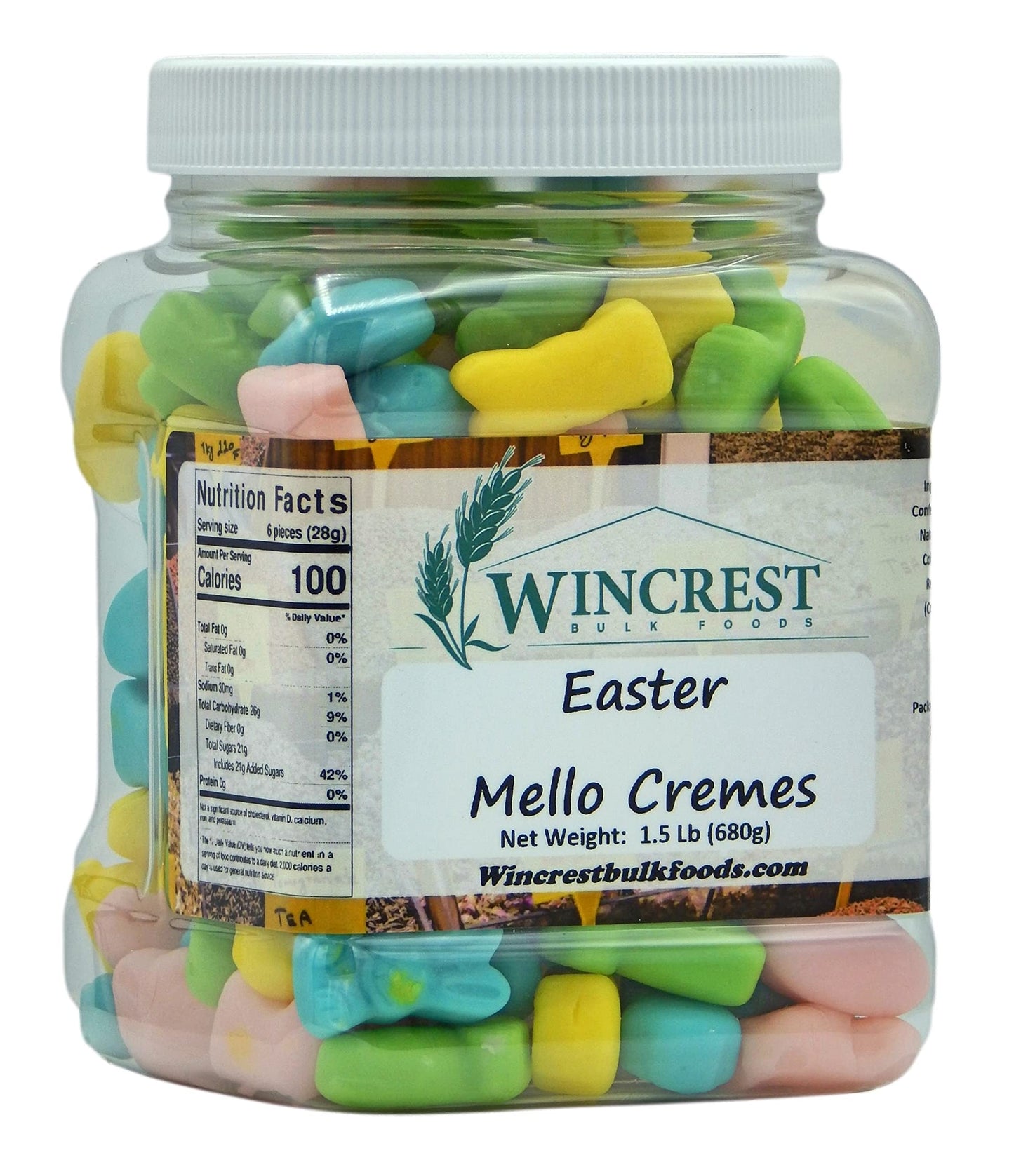 Pastel Easter Mello Creme Candy Mix - 1.5 Lb Tub