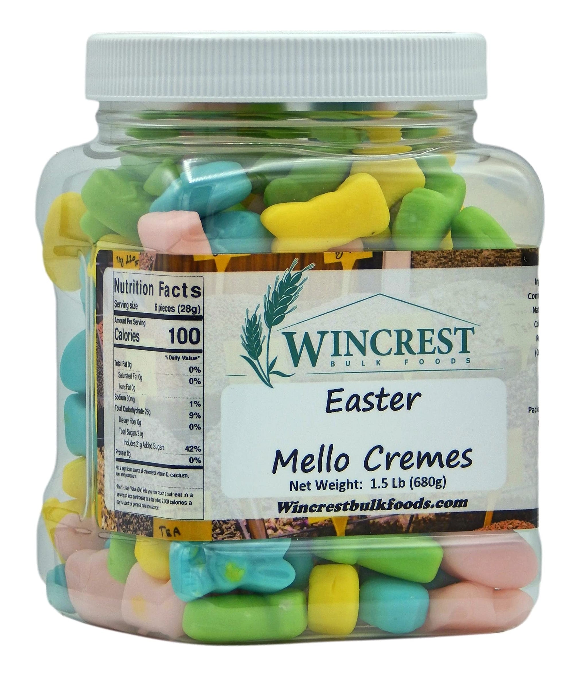 Pastel Easter Mello Creme Candy Mix - 1.5 Lb Tub
