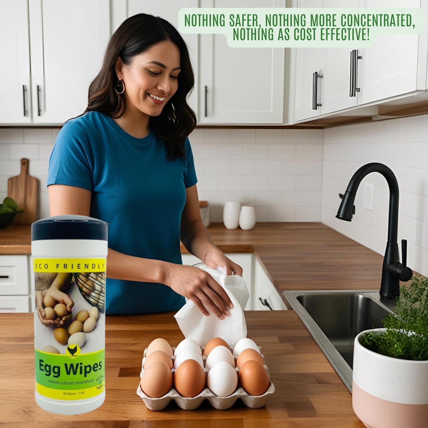 Care Free Enzymes Egg Wipes - 40 Count