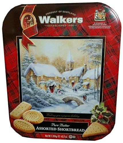 Kirkland Signature Walkers Premium Shortbread Selection Gift Tin (2.73 Pounds)