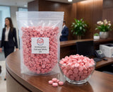 Pink Wintergreen Mints - 2 lbs of Crunchy Minty After Dinner Treats Smooth Creamy Candy