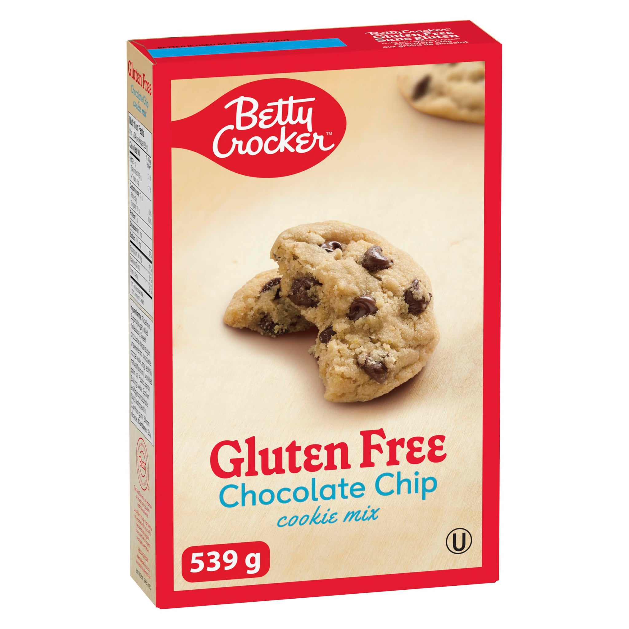 Betty Crocker Gluten Free Cookie Mix Chocolate Chip 539 Gram Imported from Canada