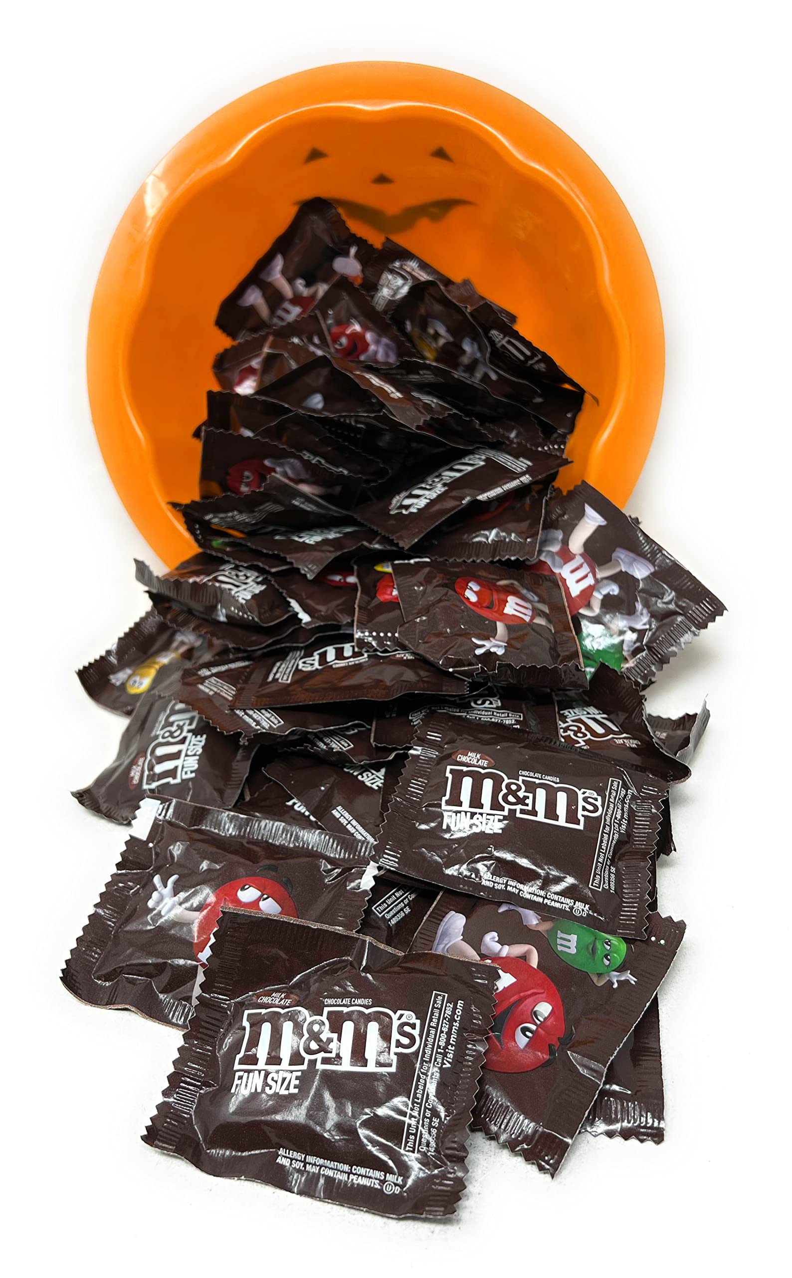 ASSORTIT X M&M Original Milk Chocolate Fun Size Packs American Candy 1.5 Lb Bulk Party Mix Wholesale Pantry Bag (24 Oz)