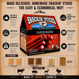 Hi Mountain Seasonings ? Snack Stick Seasoning Kit ? CAJUN BLEND ? Includes Seasoning, Cure, Casings, & Directions ? Seasons up to 20 lbs of Meat ?