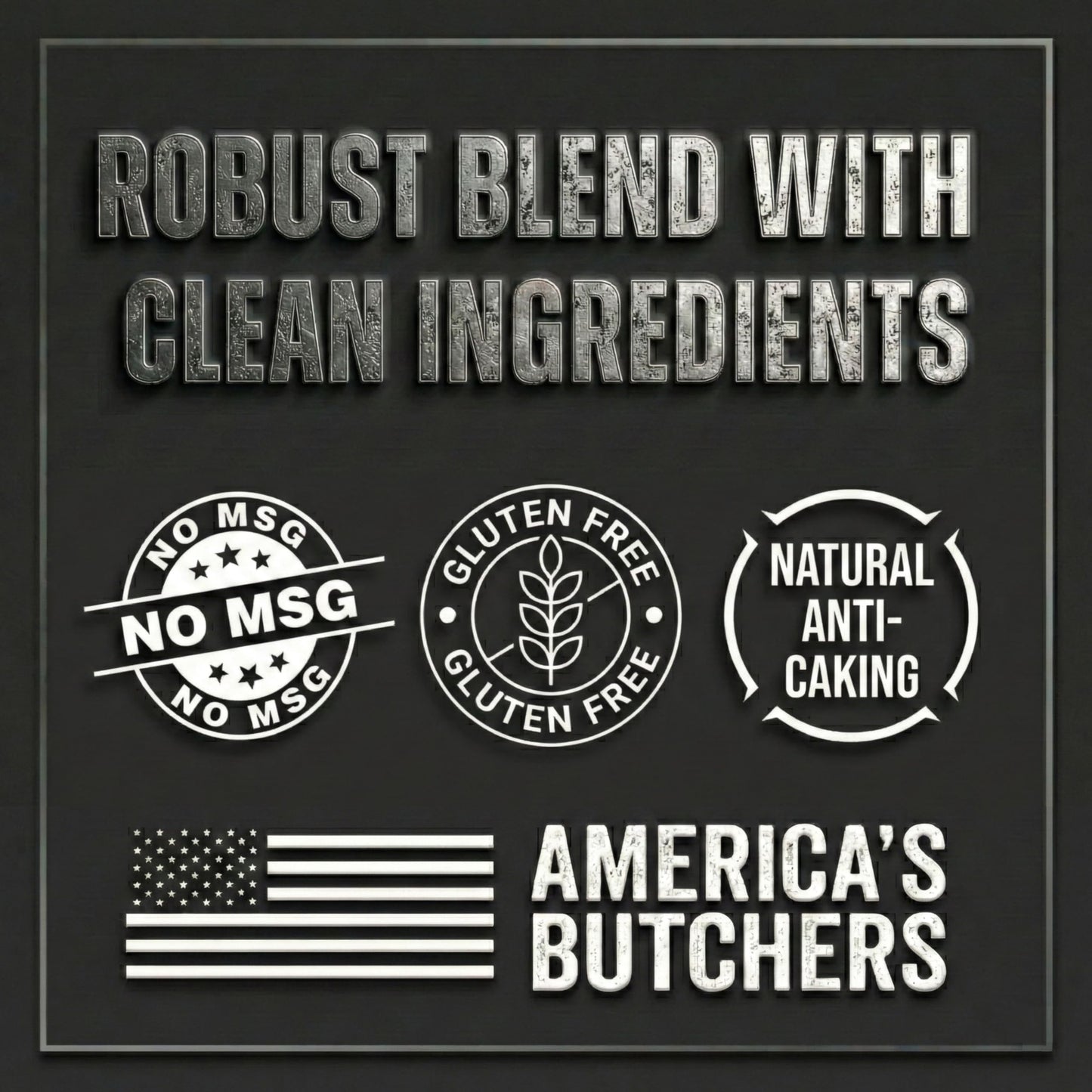 Bearded Butchers Black Blend Seasoning, 9.5 oz Large Shaker - Coffee & Molasses Flavor for Steaks, Brisket, Burgers, Roasts, Game Meats - Gluten-Free