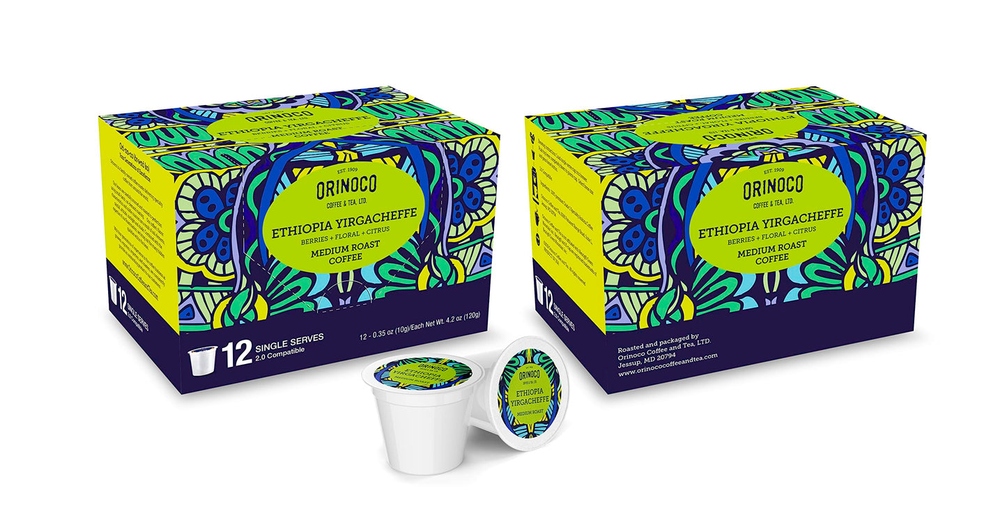 Orinoco Ethiopian Yirgacheffe Single Serve Coffee Pods (72 Count)