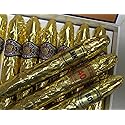 Custom Gold Chocolate Cigars in a Fancy cigar Box of 24 with Personalized Bands