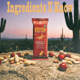 BAR U EAT Gluten-Free, High Fiber, Energy Bar. Real Food Ingredients | Oil Free | Organic | No Artificial Sugar | Healthy Snacks (Peanuts N' Cherries