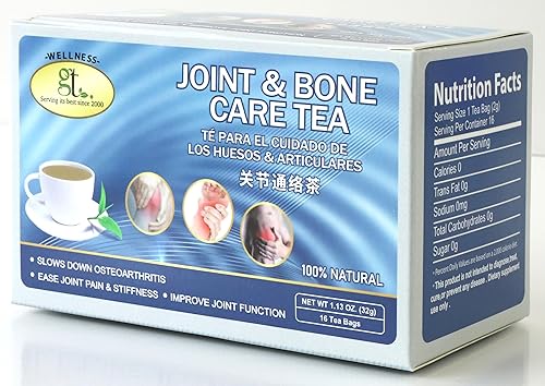 GT Joint & Bone Care Tea, 1.13 Ounce Box (16 Tea Bags)