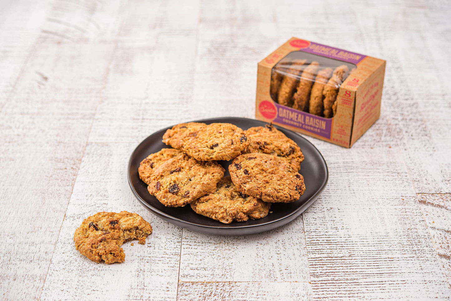 Christie Cookie Co., Oatmeal Raisin Cookies,Gourmet Cookies (8ct) (Sold Frozen)