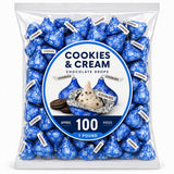 Cookies and Creme Chocolate Candy Pieces Bulk Bag - 1 lb (Approx. 90 pieces)